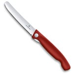 Victorinox Tafelmes inklapbaar, gladde snede, rood