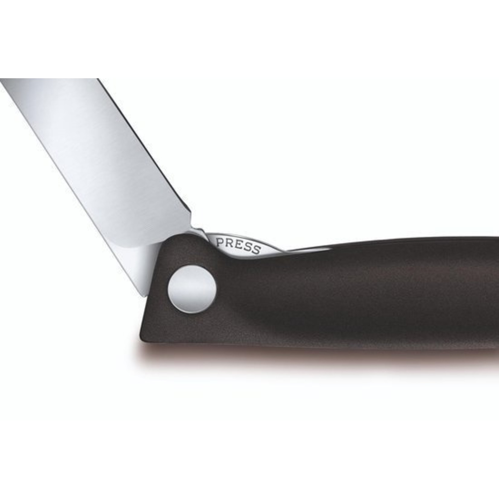 Victorinox Victorinox tafelmes inklapbaar, gladde snede, zwart