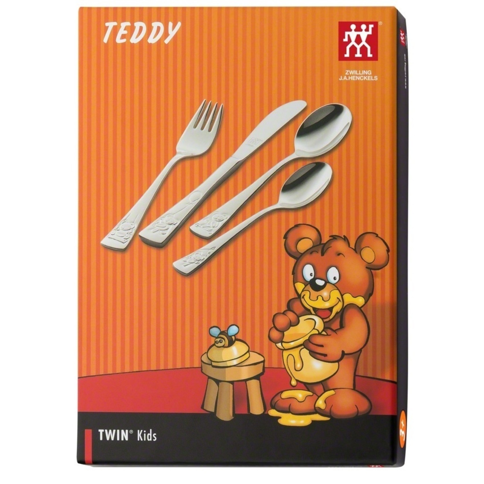 Zwilling Zwilling kinderbestek Teddy 4-delig