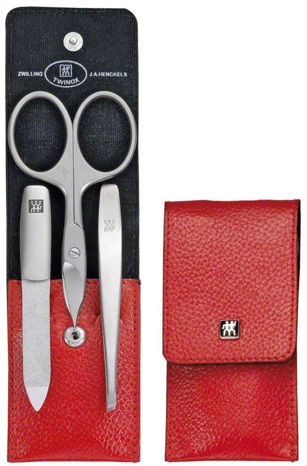 【希少】ZWILLING 最上位ライン Twinoxネイルケアセット 赤レザー Zwilling TWINOX manicureset 3-delig kopen? - Messenshop.nl