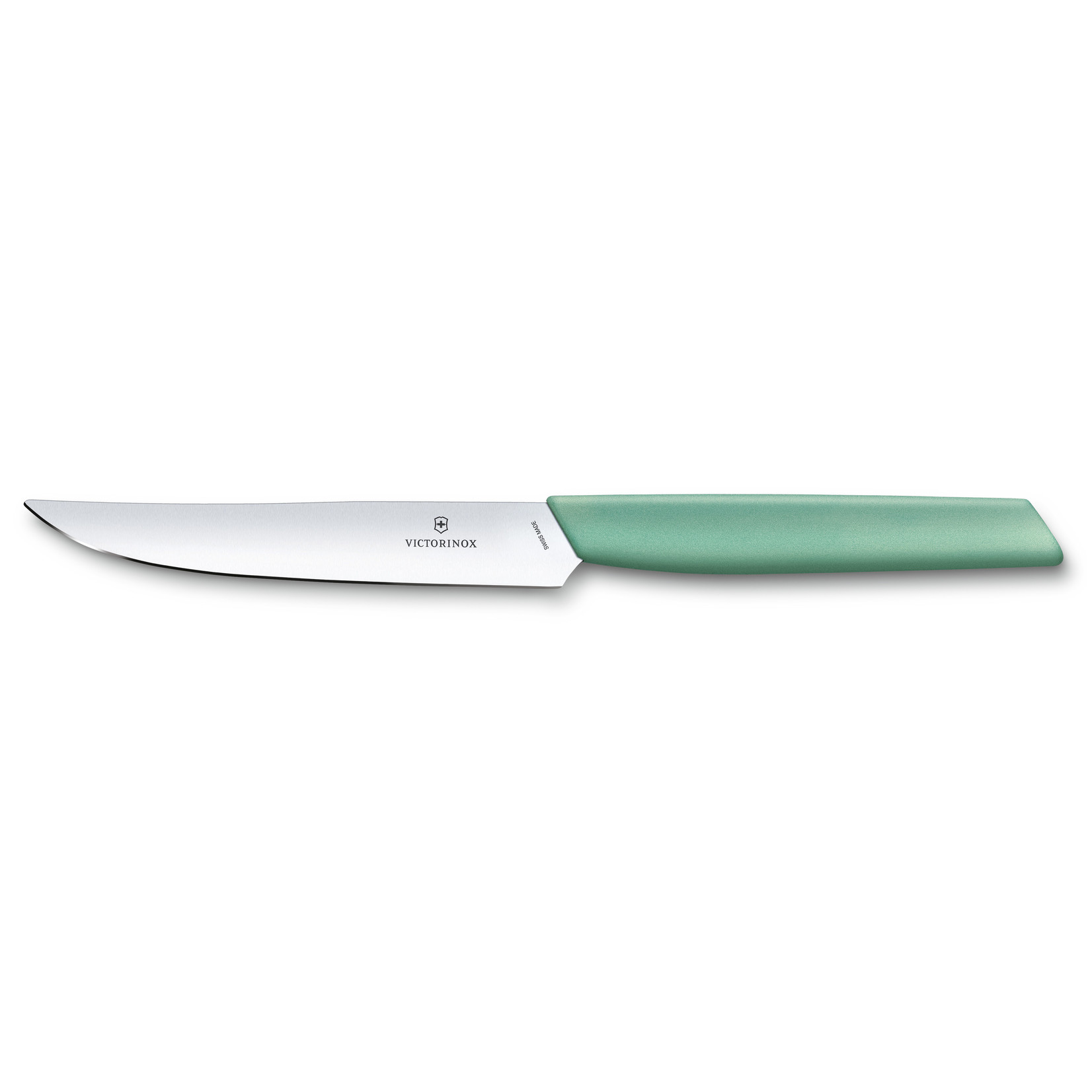 Victorinox Swiss Modern steakmessen 6-delig 12cm, mint groen