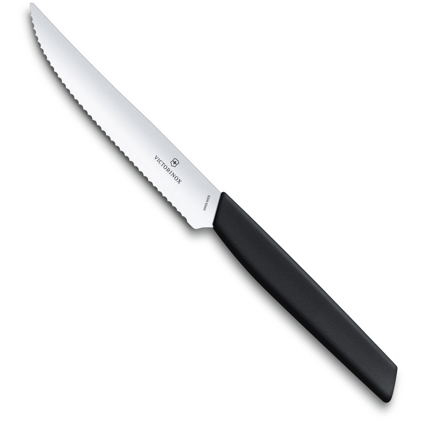 Victorinox Swiss Modern steakmessen 6-delig 12cm, zwart