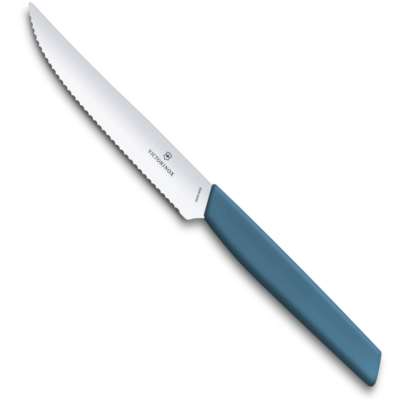 Victorinox Swiss Modern steakmessen 6-delig 12cm, blauw