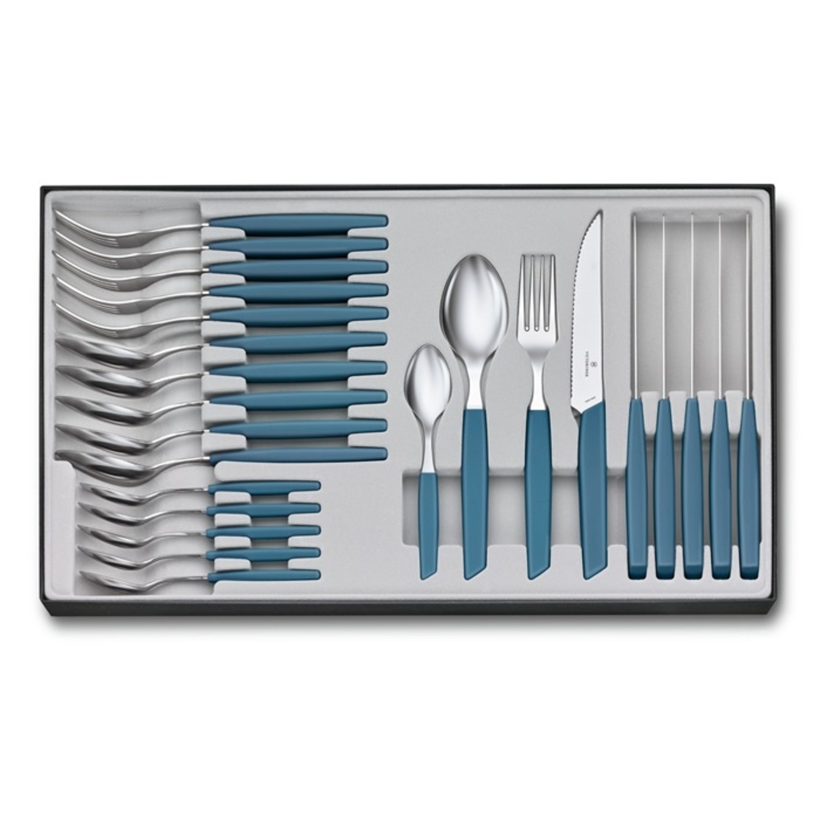 Victorinox Victorinox Swiss Modern steakmessenset 24-delig, blauw