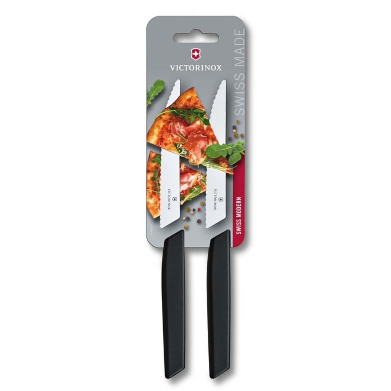 Victorinox Victorinox Swiss Modern steakmessenset 2-delig, zwart