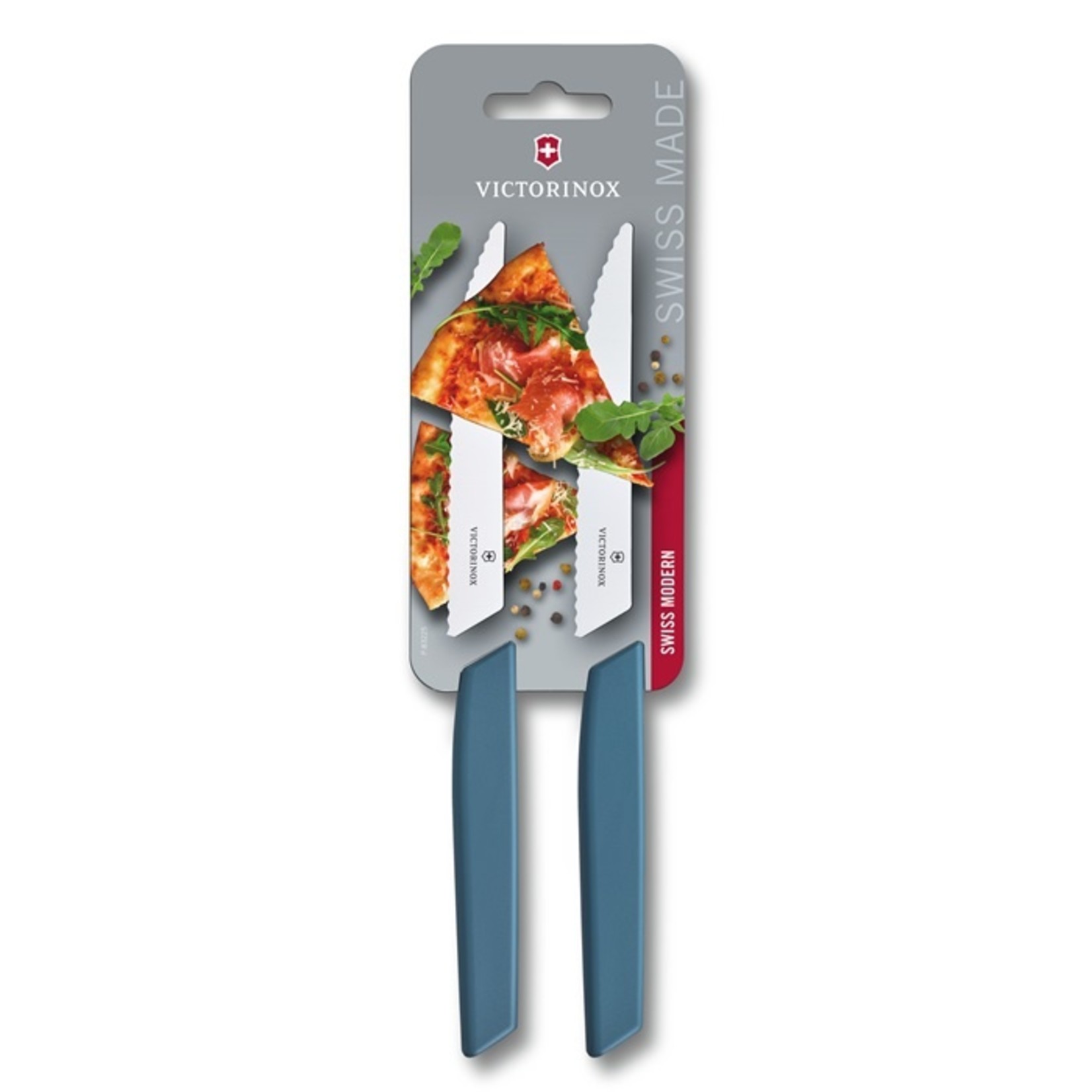 Victorinox Victorinox Swiss Modern steakmessenset 2-delig, blauw