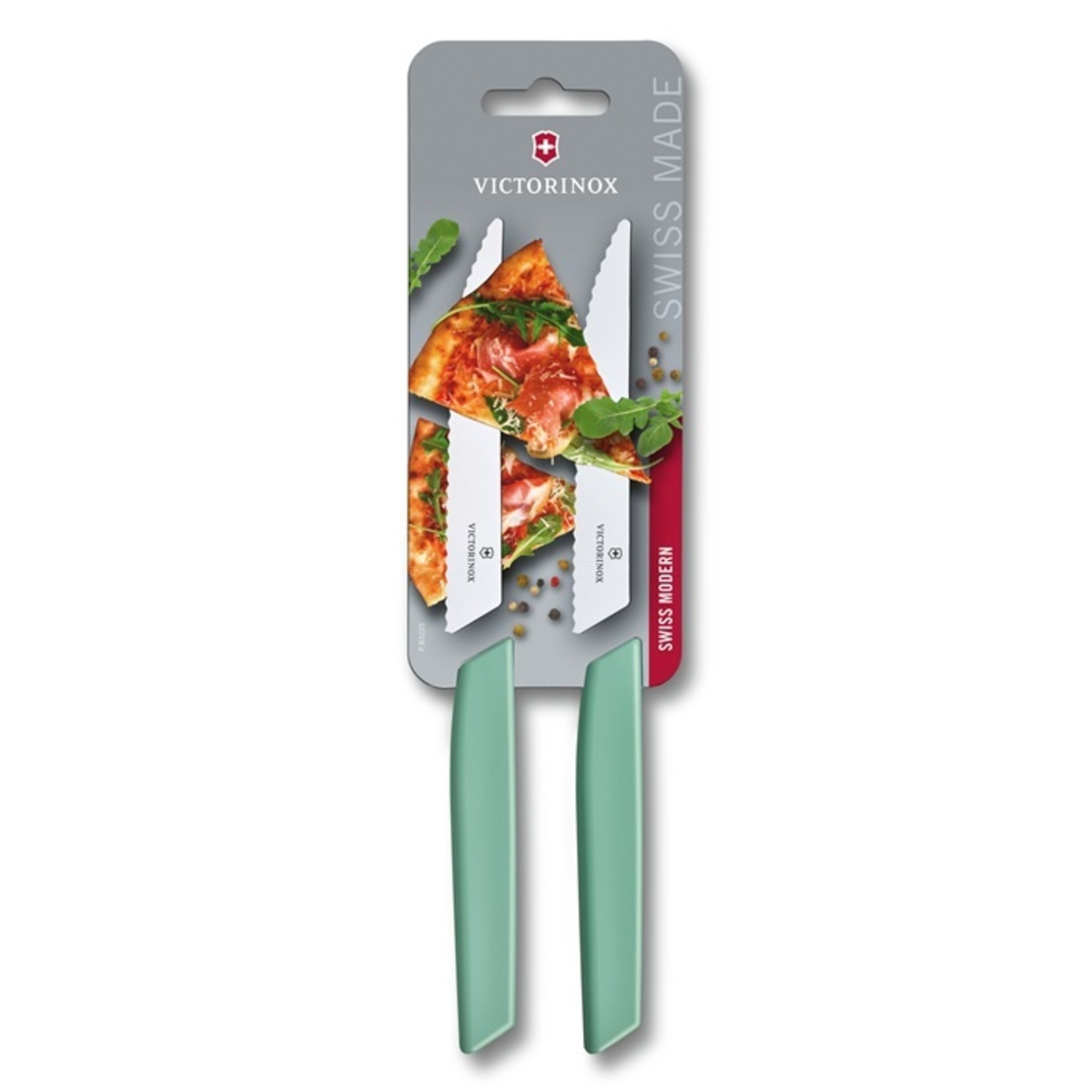 Victorinox Victorinox Swiss Modern steakmessenset 2-delig, mint groen