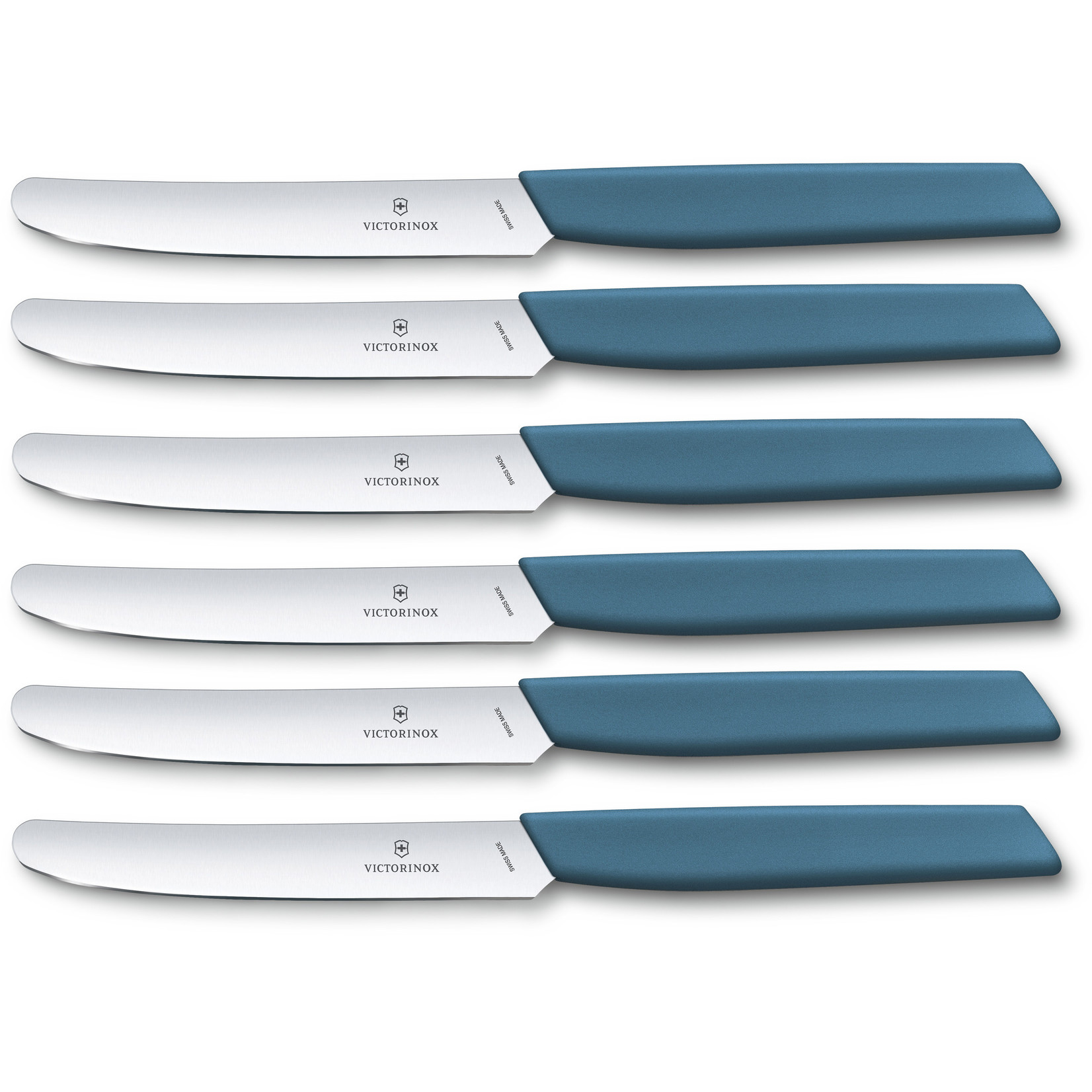 Victorinox Swiss Modern tafelmessen 6-delig, 11cm, blauw