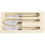 Laguiole Style de Vie Premium Line kaasmessenset 3-delig parelmoer