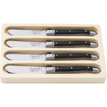 Laguiole Style de Vie Premium Line botermessenset 4-delig zwart