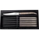 Laguiole Style de Vie Innovation Line steakmessenset 6-delig glad pakkahout