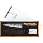 Forged VG10 koksmes 20cm, leren hoes