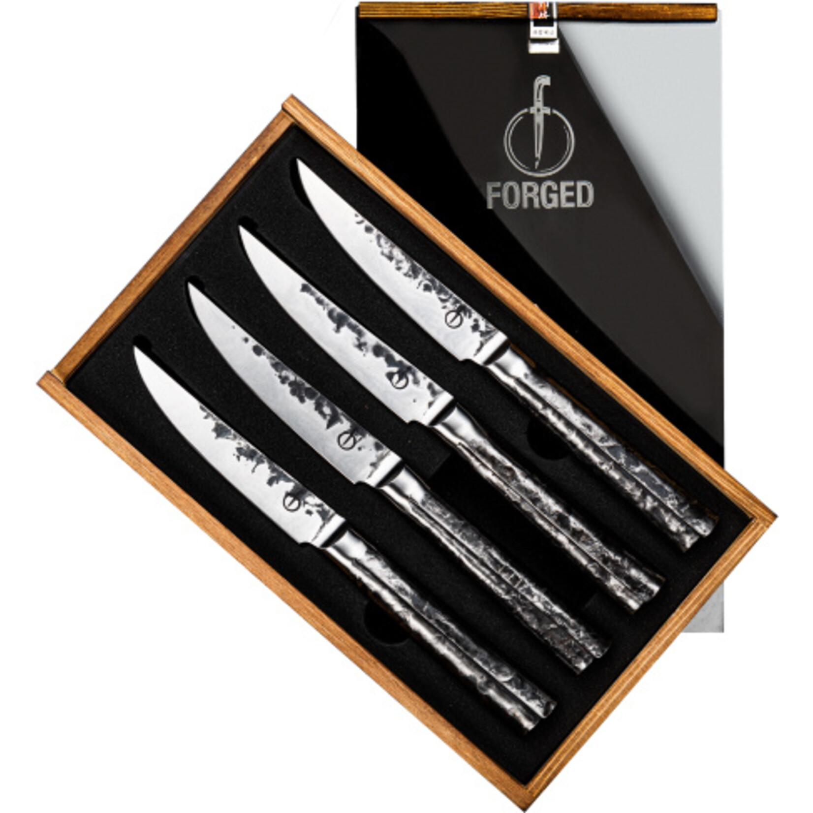 Forged Forged Intense steakmessenset 4-delig