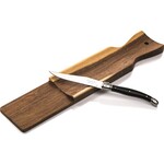 Laguiole Style de Vie Premium Line snijplank Acaciahout met worstmes