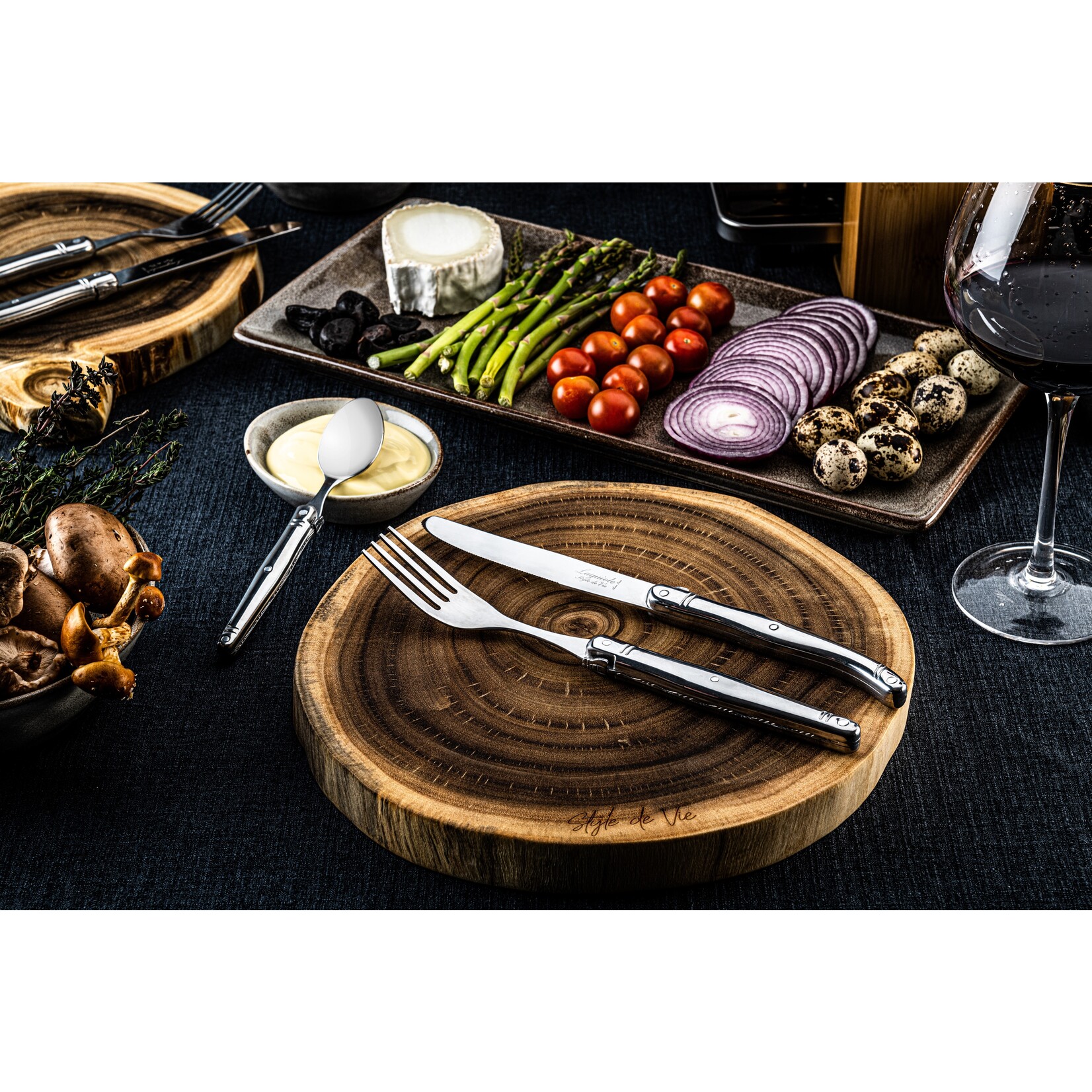 Laguiole Style de Vie Laguiole Style de Vie Premium Line bestekset 24-delig, rvs