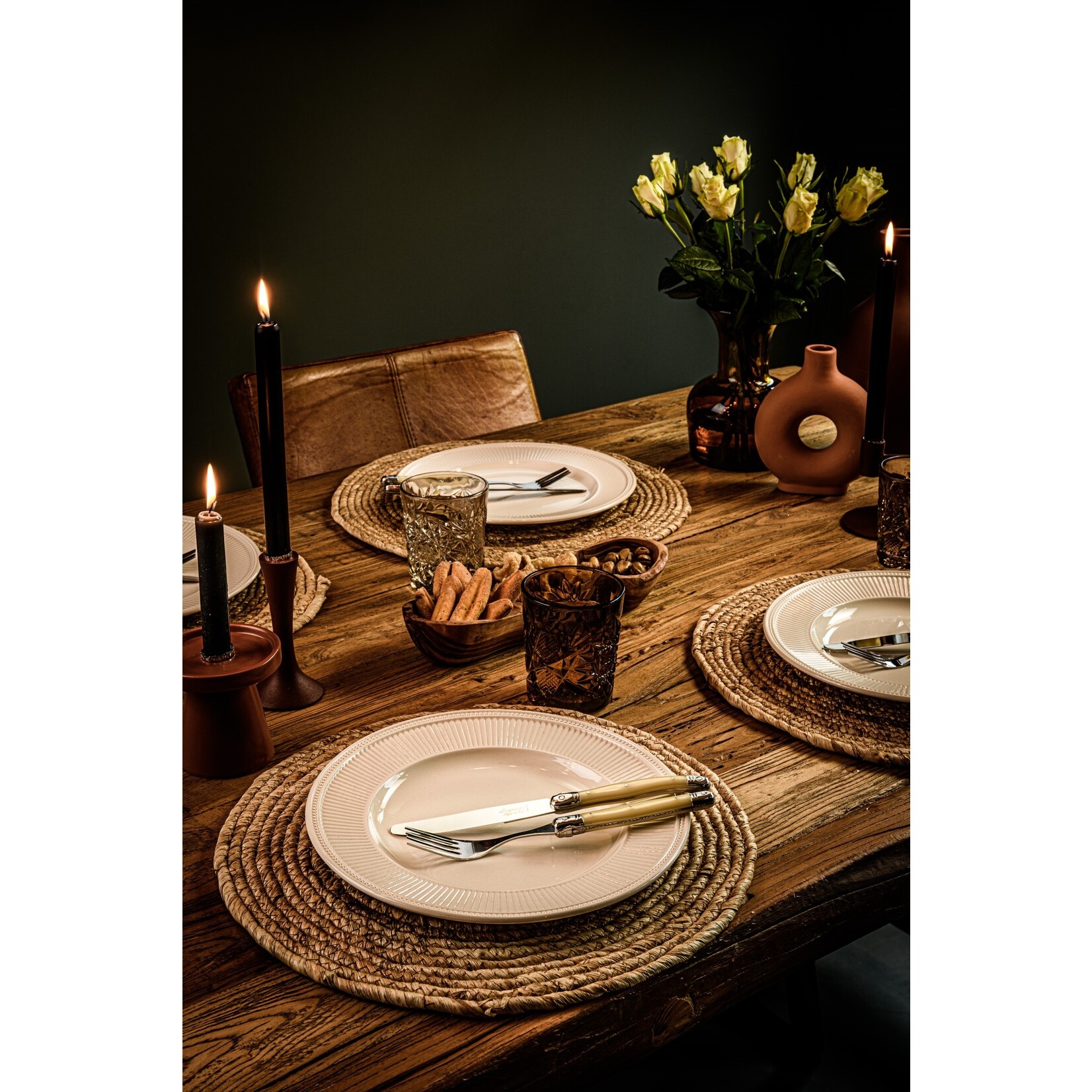 Laguiole Style de Vie Laguiole Style de Vie Premium Line bestekset 24-delig, parelmoer
