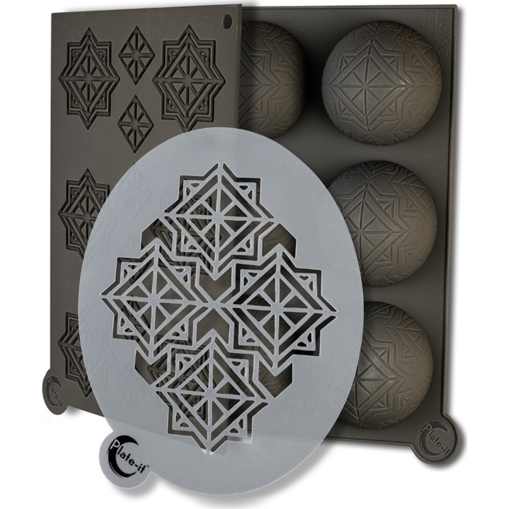 Plate-it Plate-it sjablonen infinity, 3-delige set