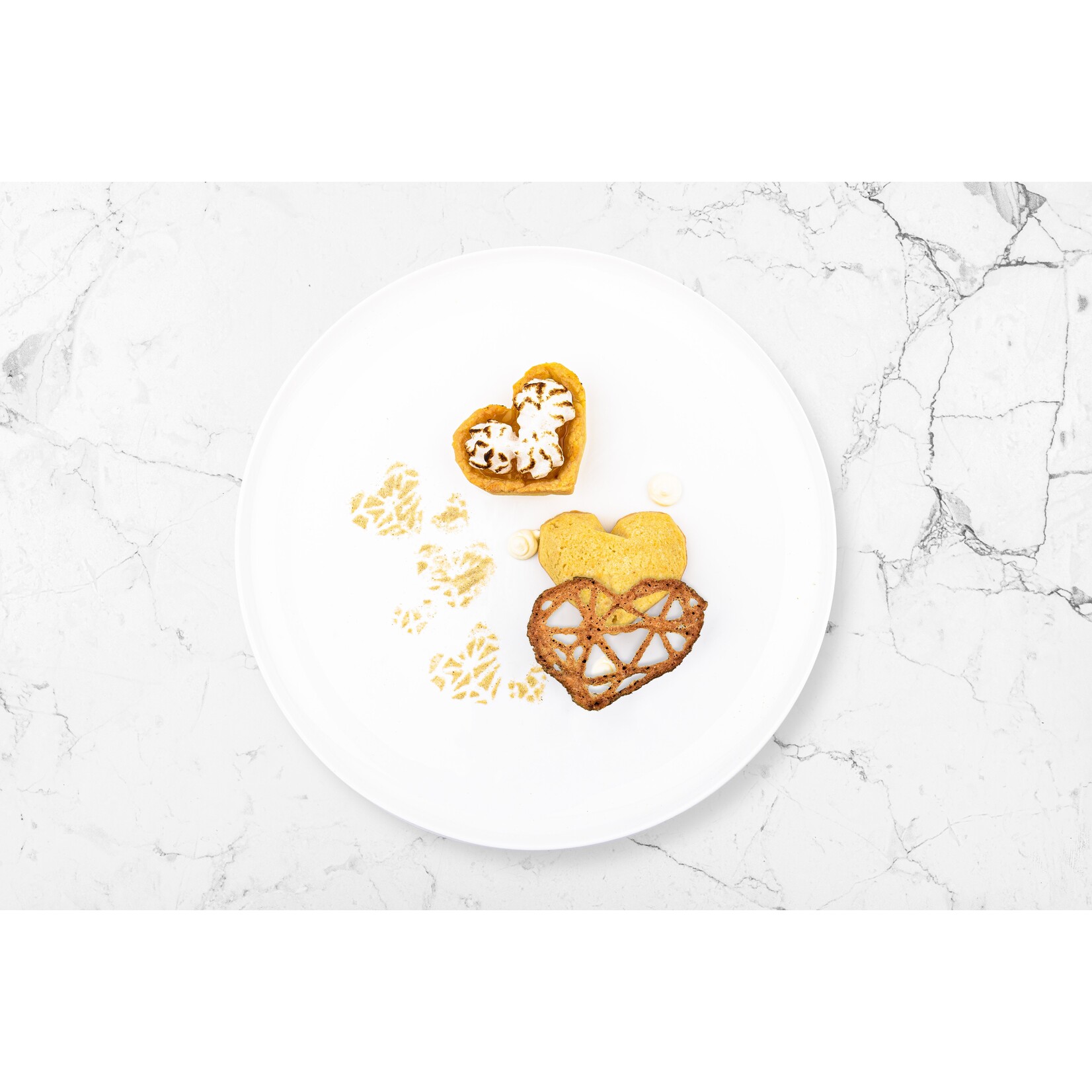Plate-it Plate-it sjablonen love at first bite, 3-delige set