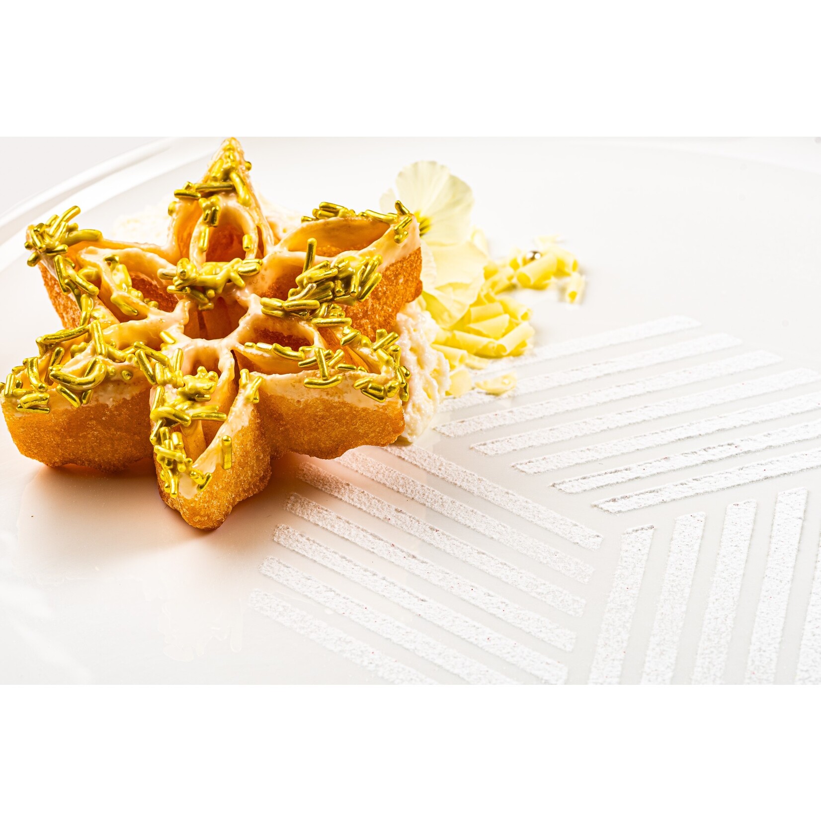 Plate-it Plate-it buñuelos rosettes opzetstuk, Flower Power, 2-delige set