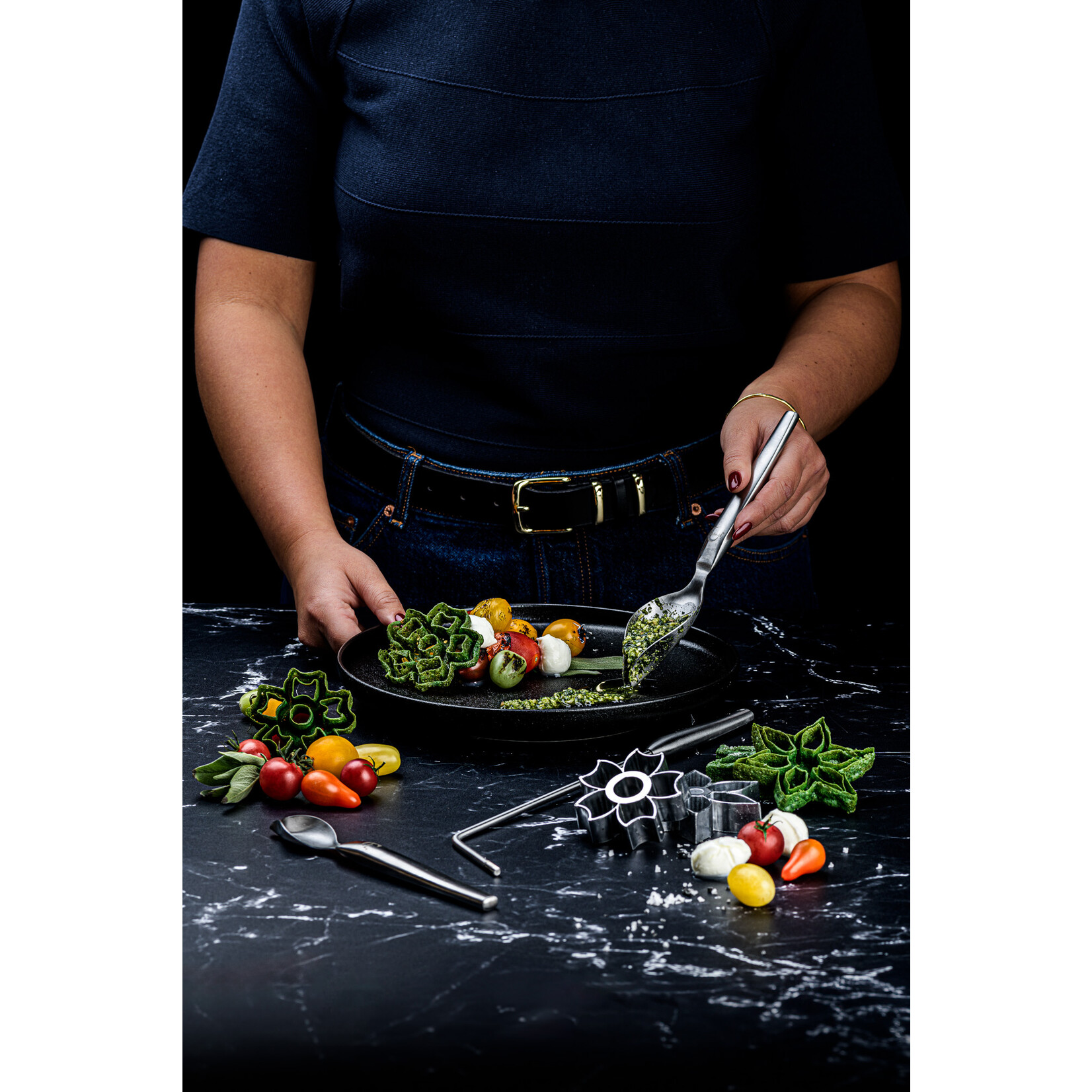 Plate-it Plate-it buñuelos rosettes opzetstuk, Flower Power, 2-delige set
