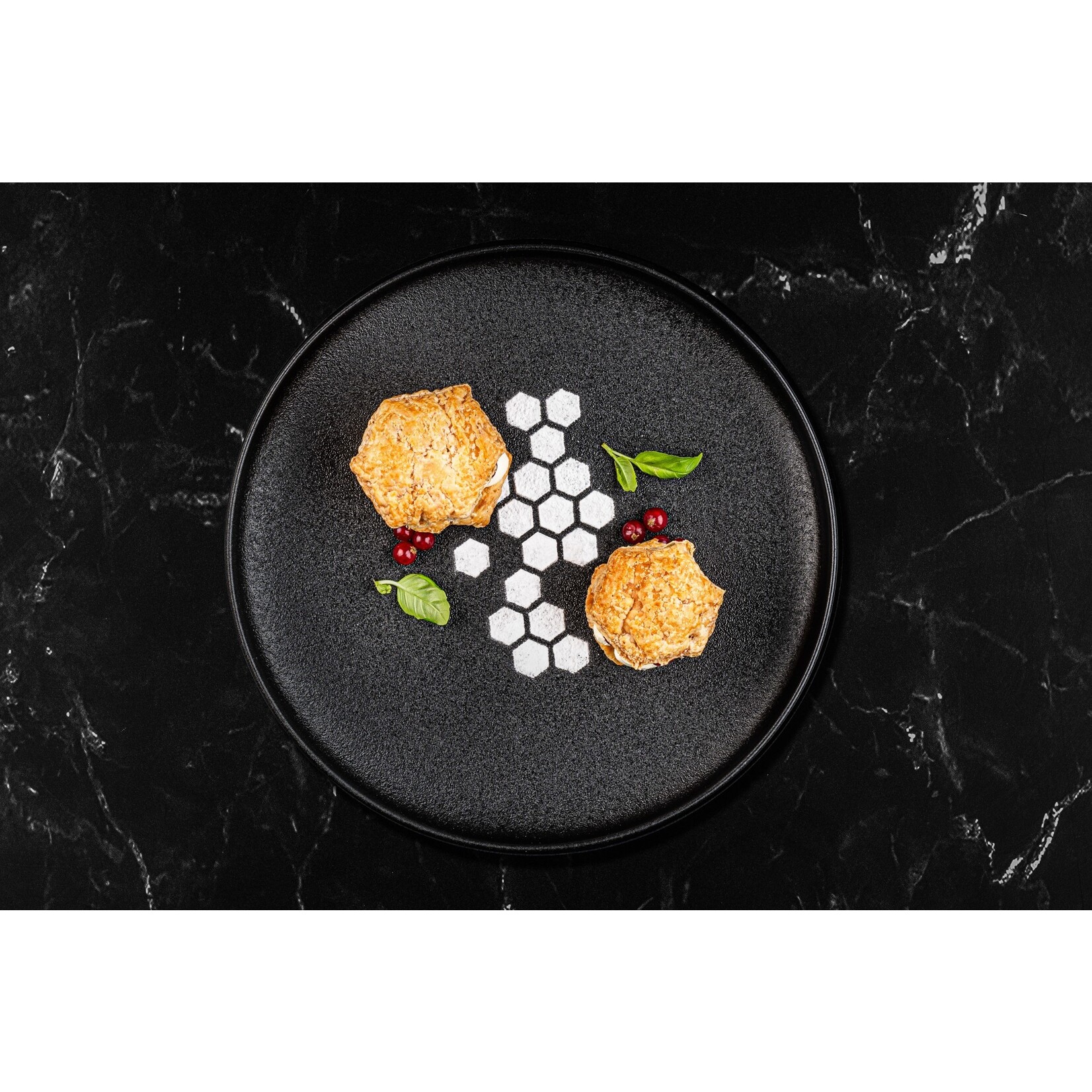 Plate-it Plate-it Garneerringen Hexagon 4-delige set, met pusher