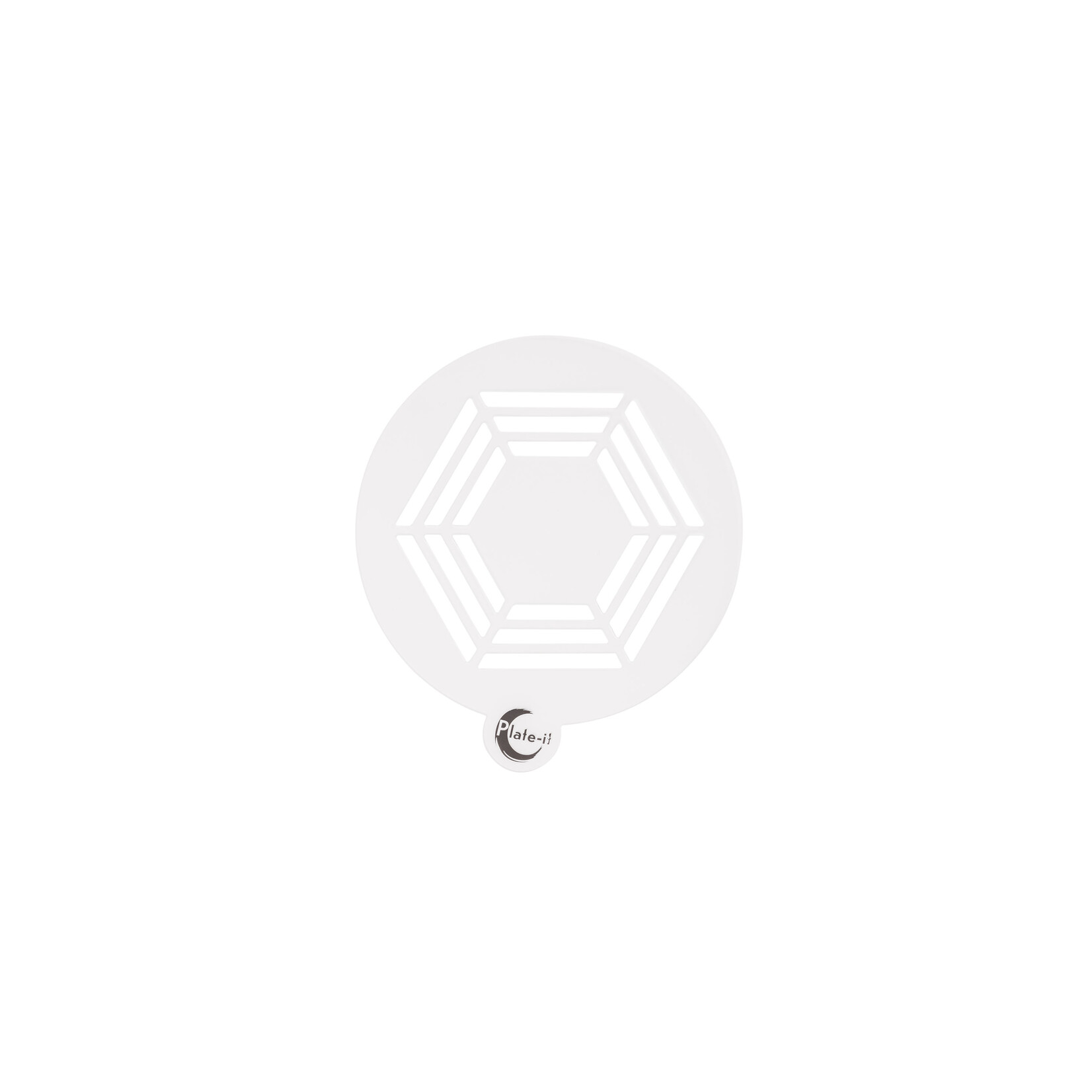 Plate-it Plate-it PP Stencils Hexagon