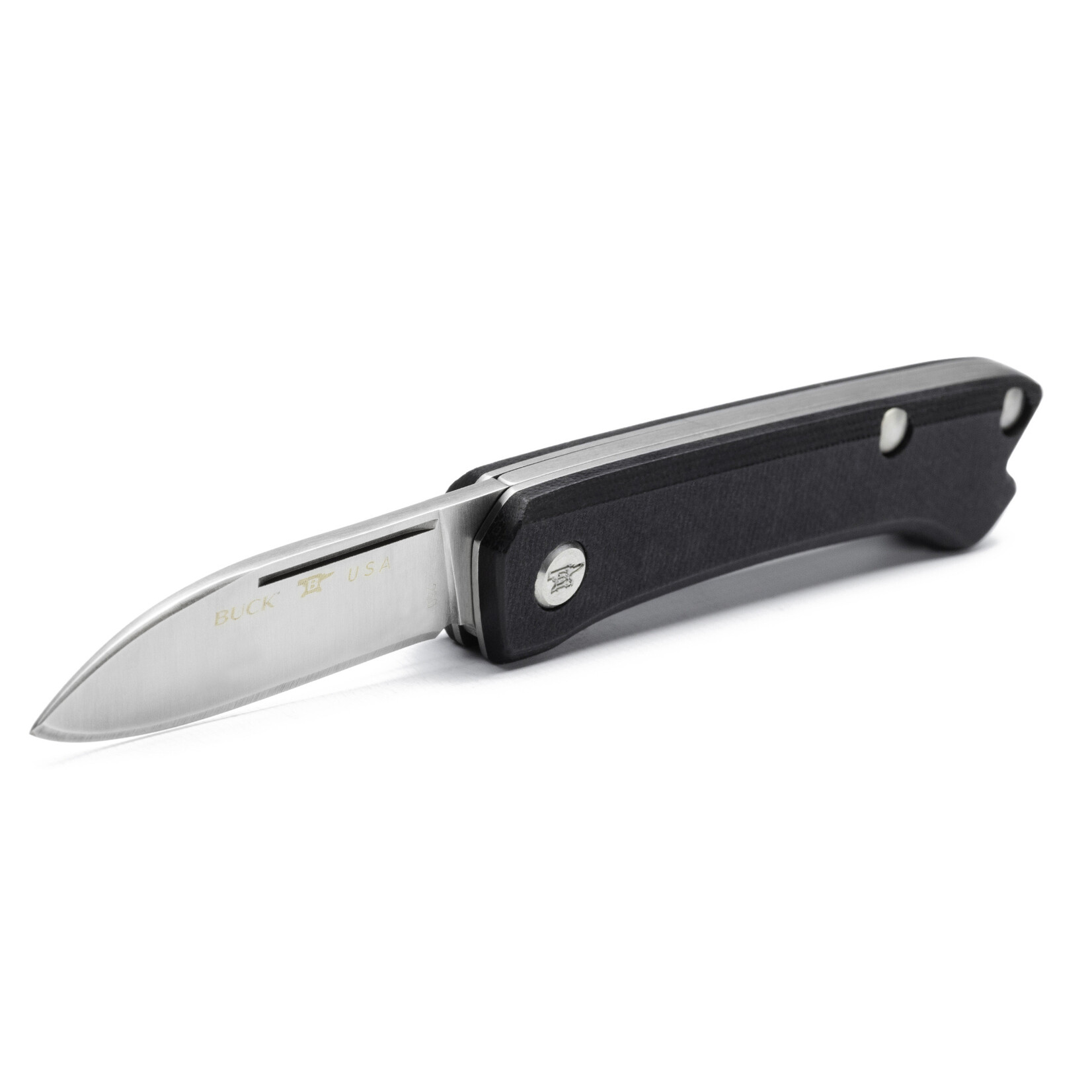 Buck Buck Saunter Black Drop Point
