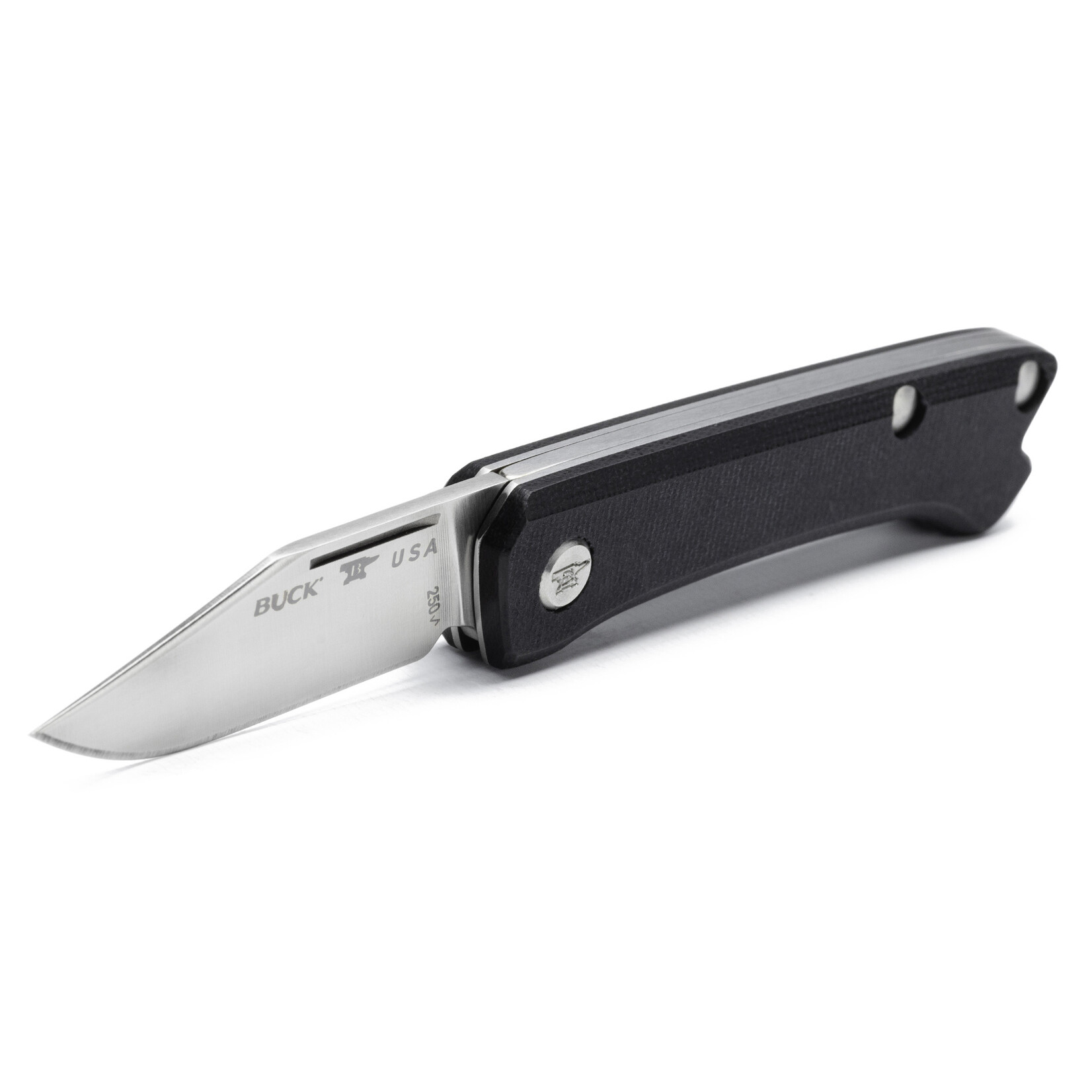 Buck Buck Saunter Black Drop Point