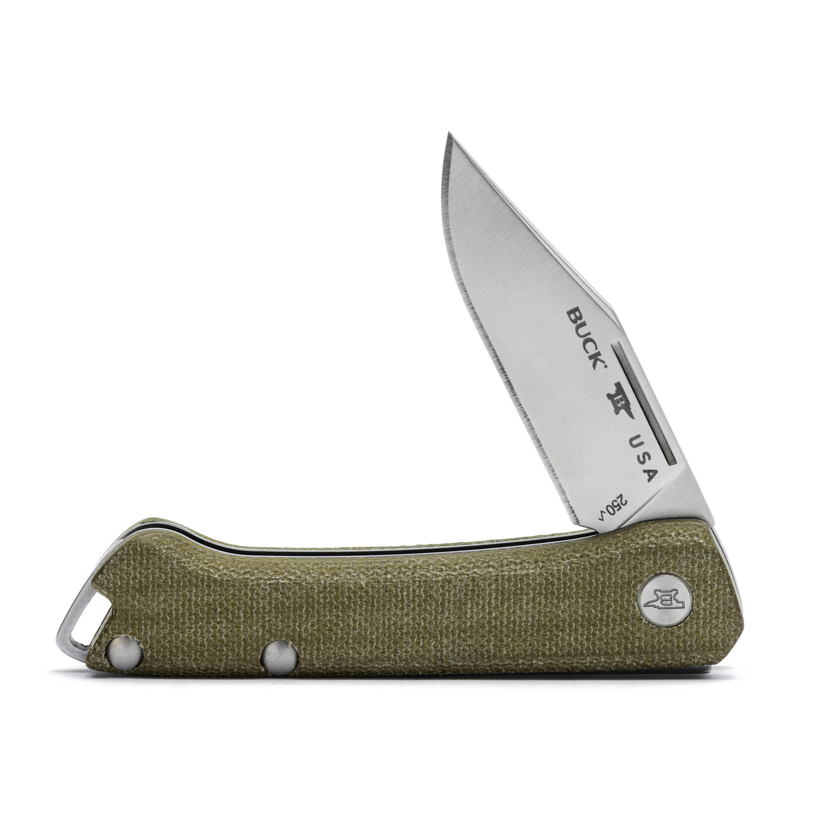 Buck Buck Saunter Green Clip Point
