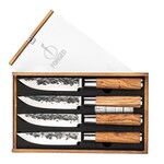 Forged Olive steakmessenset XXL, 4-delig