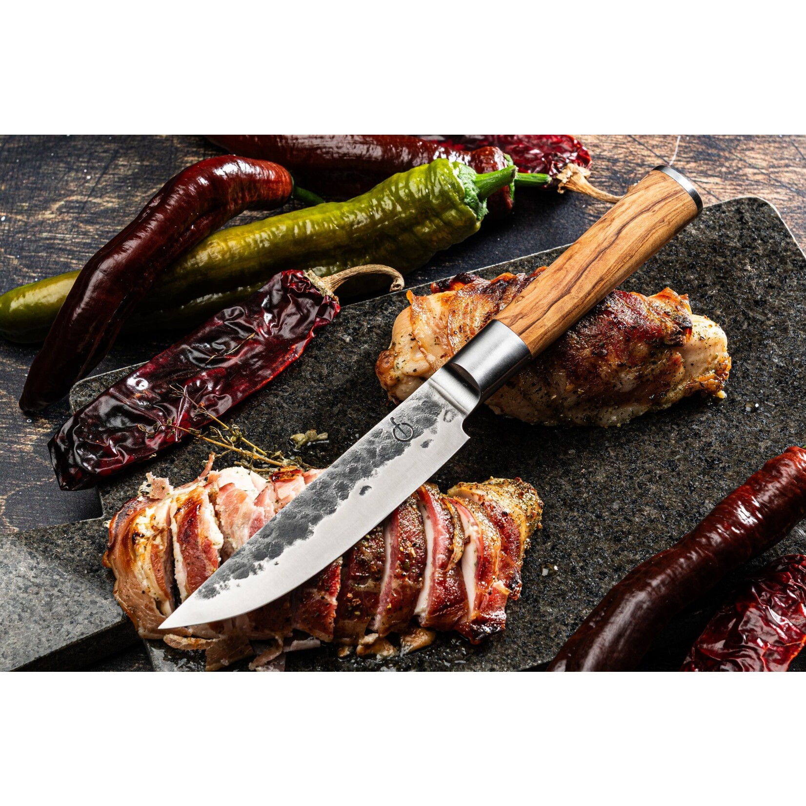 Forged Forged Olive steakmessenset XXL, 4-delig