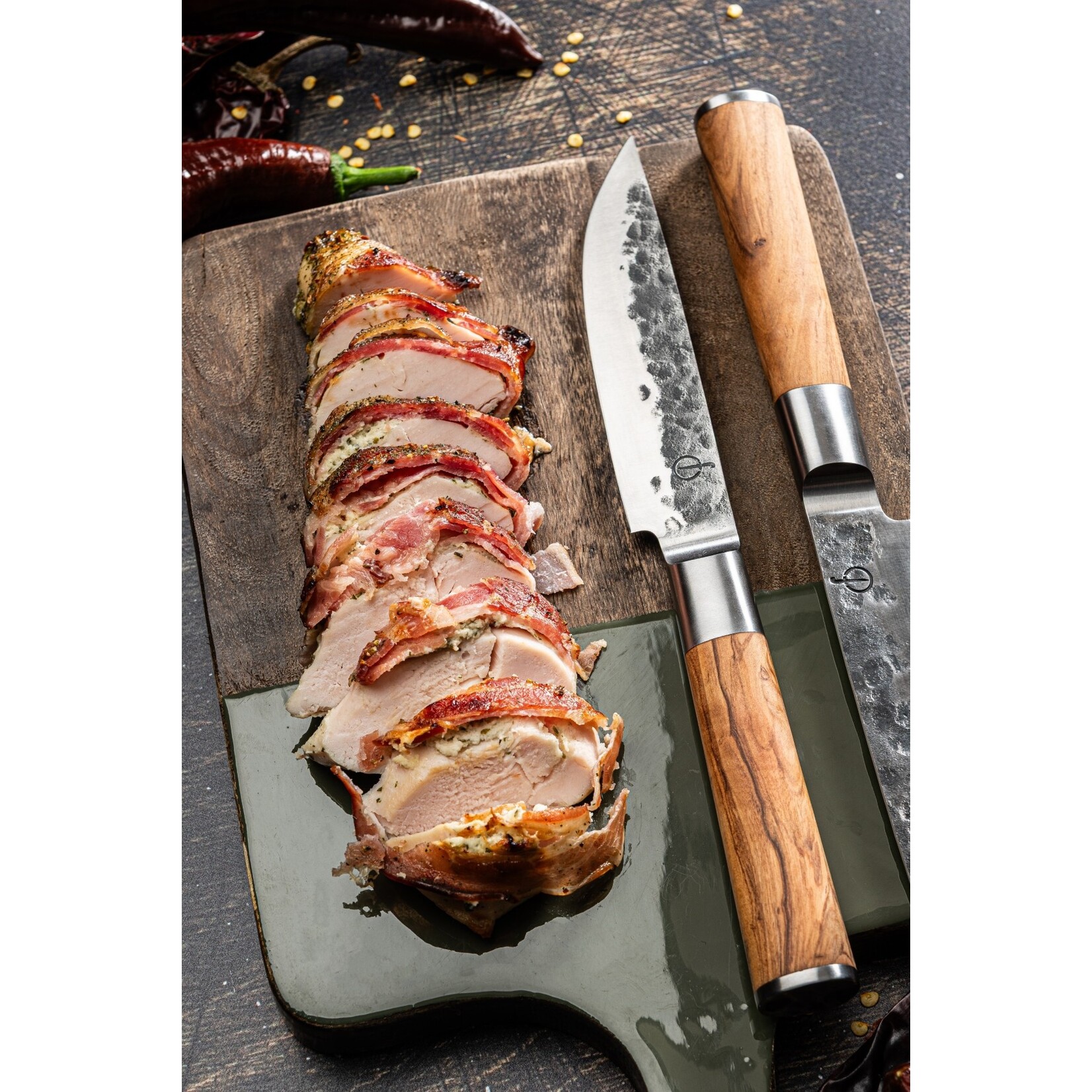 Forged Forged Olive steakmessenset XXL, 4-delig