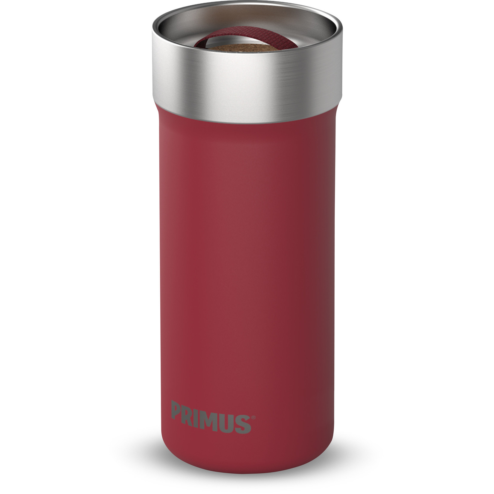 Primus Primus Slurken vacuum mug 0,4 liter, dubbelwandig, ox red