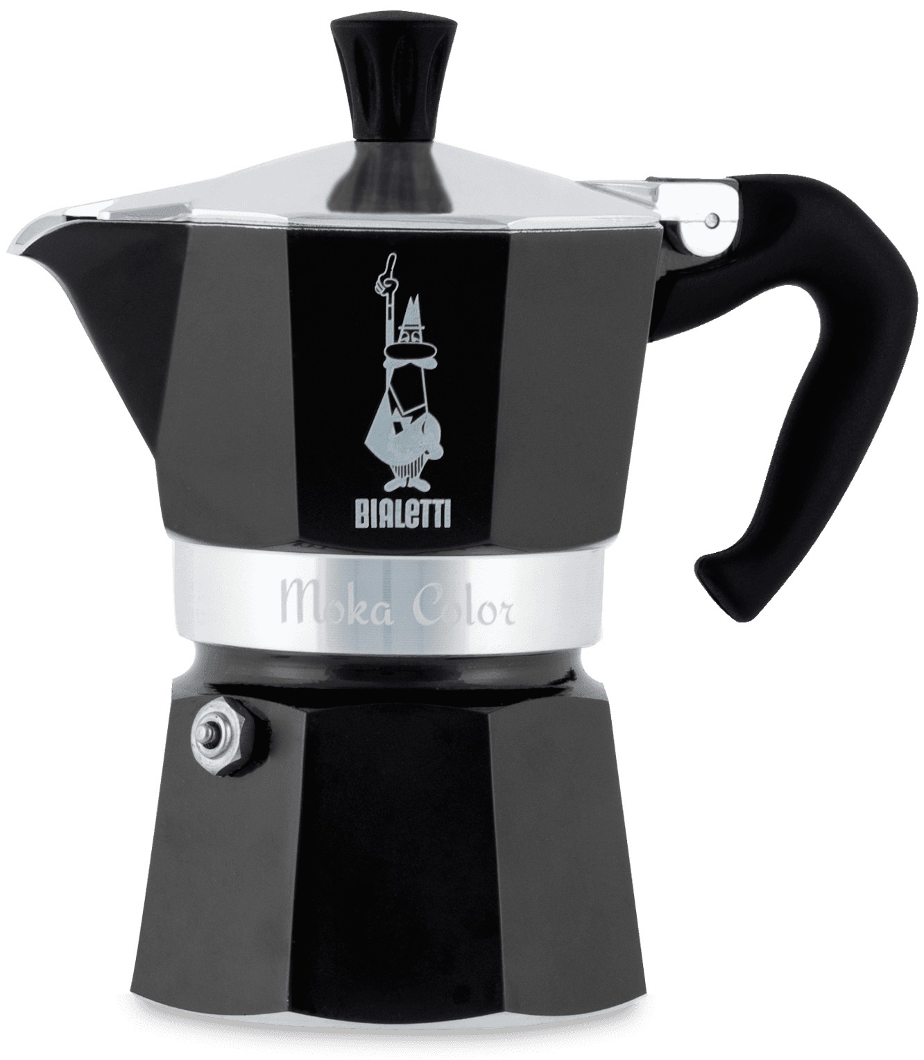 Bialetti Moka Express Zwart 6kops Bialettistore.nl