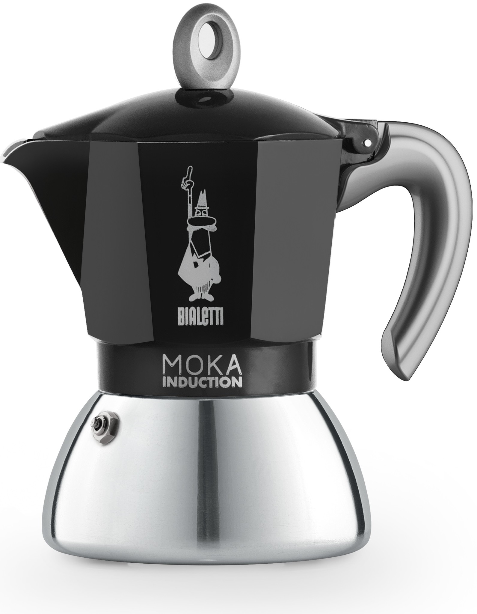 Bialetti Moka Induction zwart 4 kops kopen? Bialettistore.nl