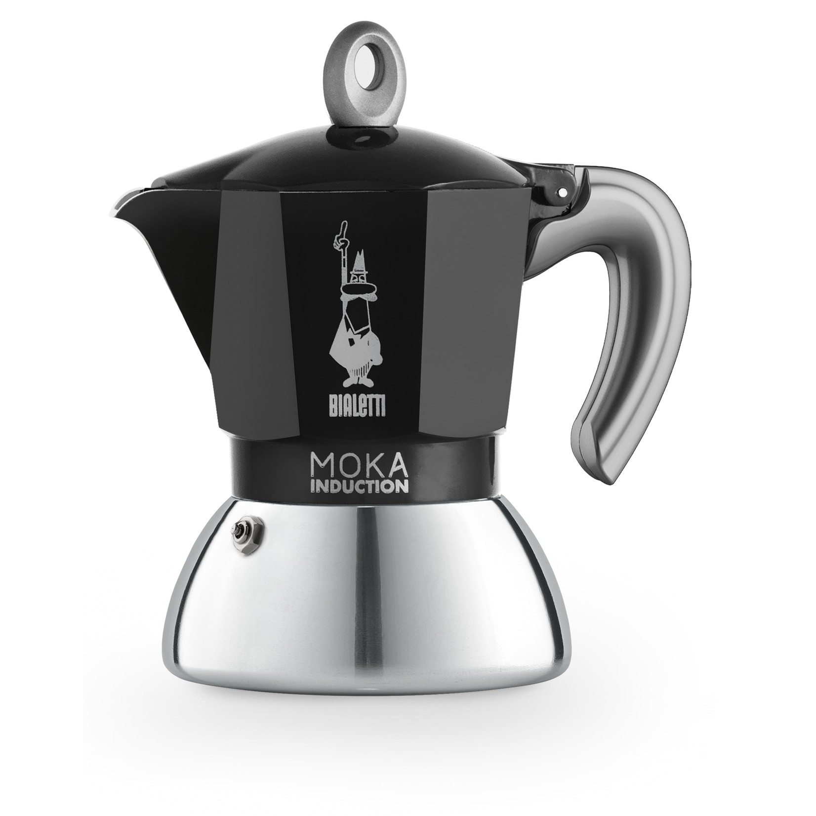 Bialetti Bialetti Moka zwart 2 kops percolator 100ml, geen inductie