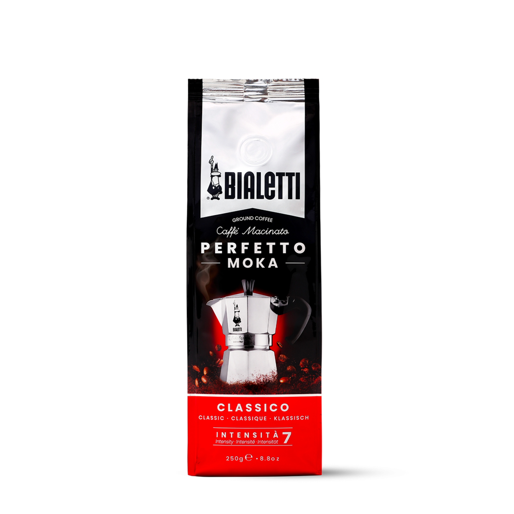 Bialetti Bialetti gemalen koffie moka classico, 4x 250 gram