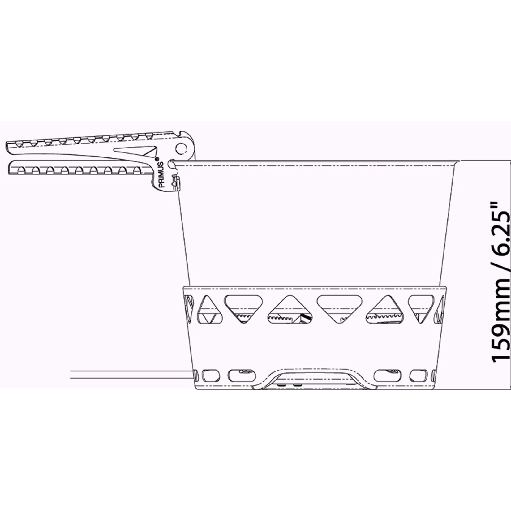 Primus Primus Essential stove set 2,3 liter, PTFE-antiaanbaklaag