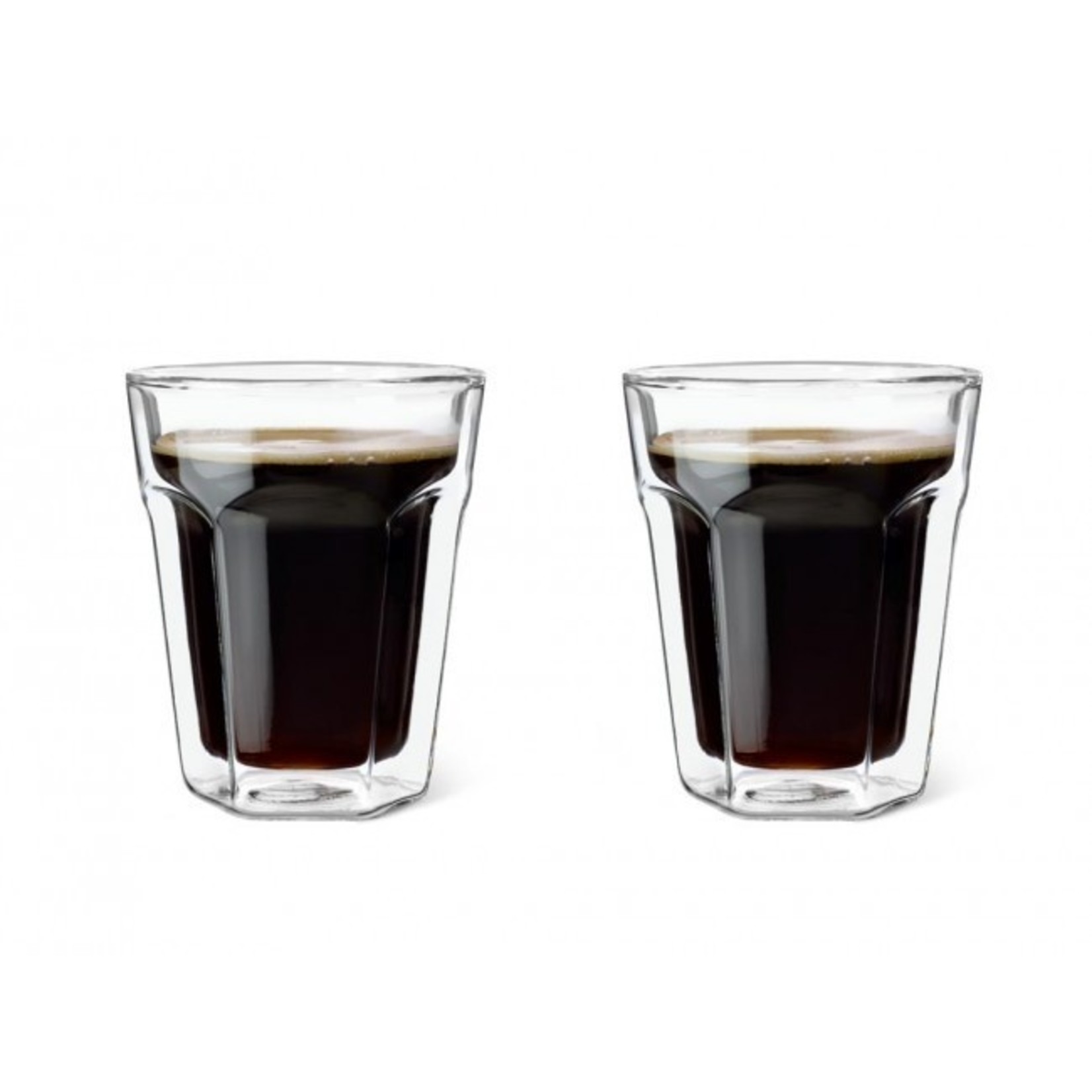 Leopold Vienna Leopold Vienna Dubbelwandig glas Koffie 220ml set van twee stuks