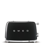 SMEG SMEG Broodrooster TSF01BLEU, 2-slots zwart