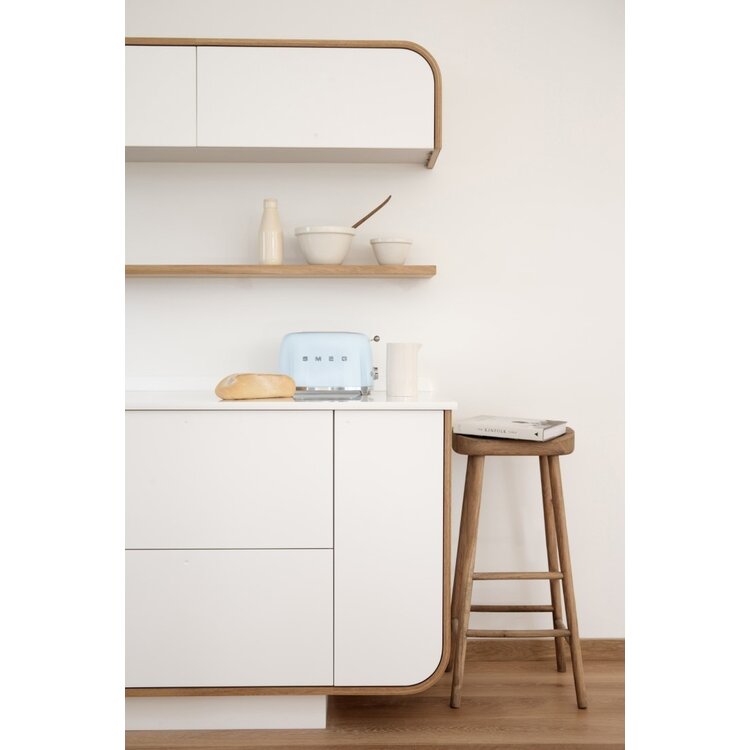 SMEG SMEG Broodrooster TSF01PBEU, 2-slots pastelblauw