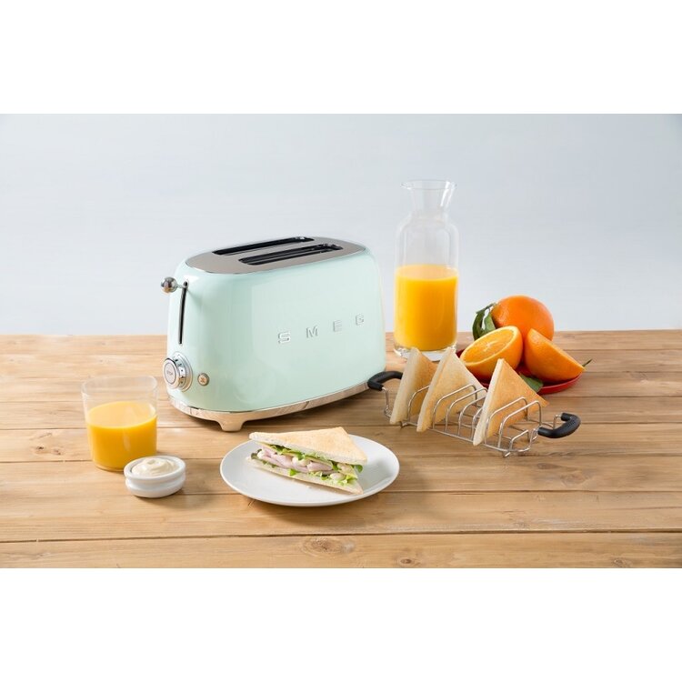 SMEG SMEG Broodrooster TSF01PGEU, 2-slots watergroen