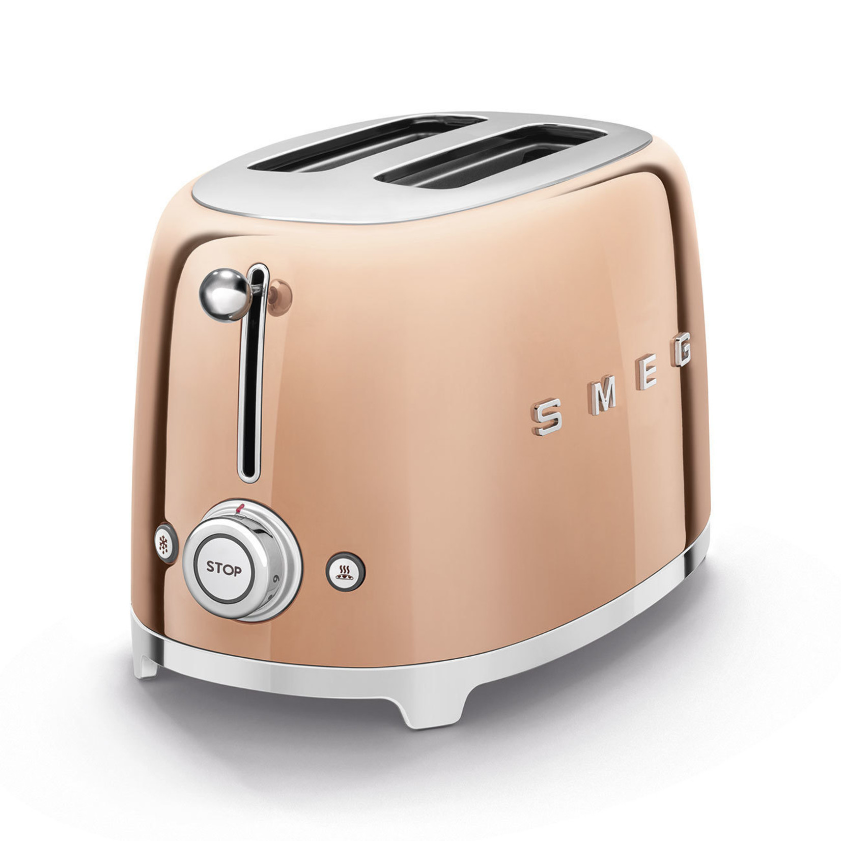 SMEG SMEG Broodrooster TSF01RGEU, 2-slots roseÌ goud