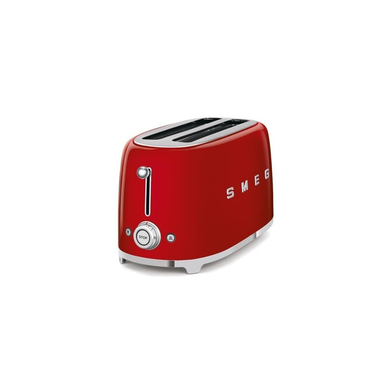 SMEG SMEG Broodrooster TSF02RDEU, 2x4 rood