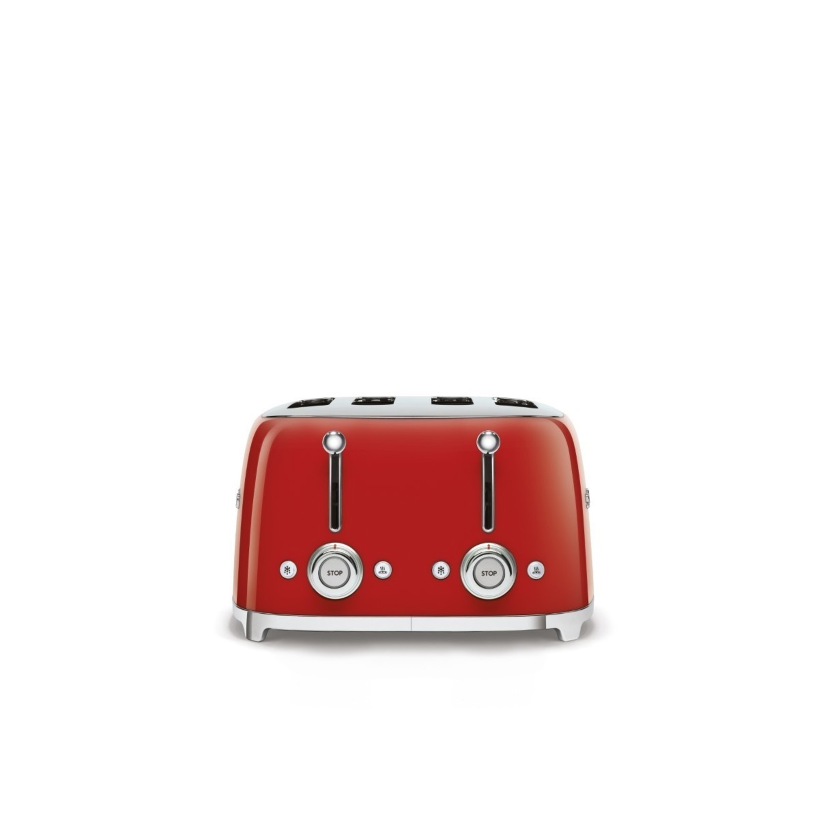 SMEG SMEG Broodrooster TSF03RDEU, 4-slots rood