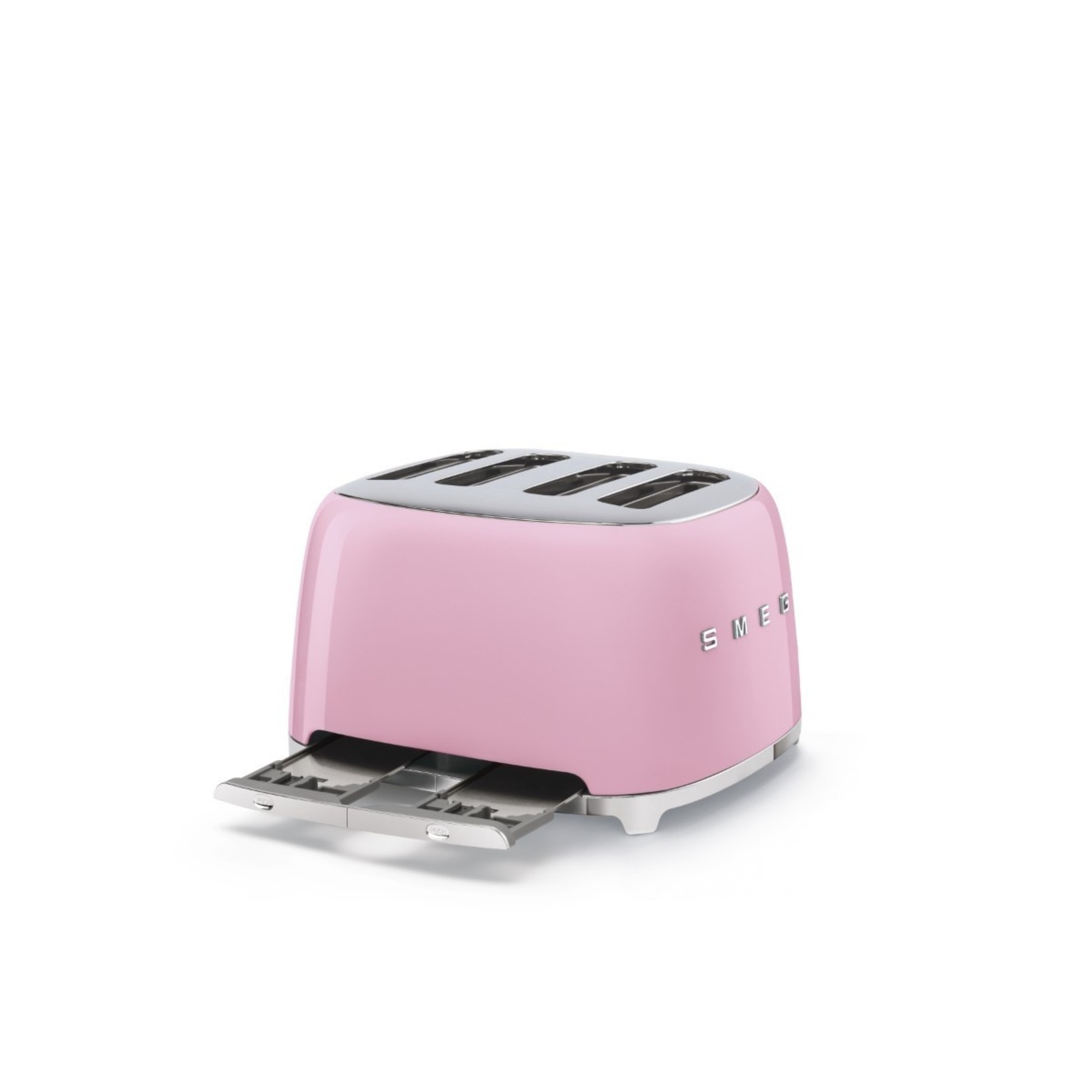 SMEG SMEG Broodrooster TSF03PKEU, 4-slots roze