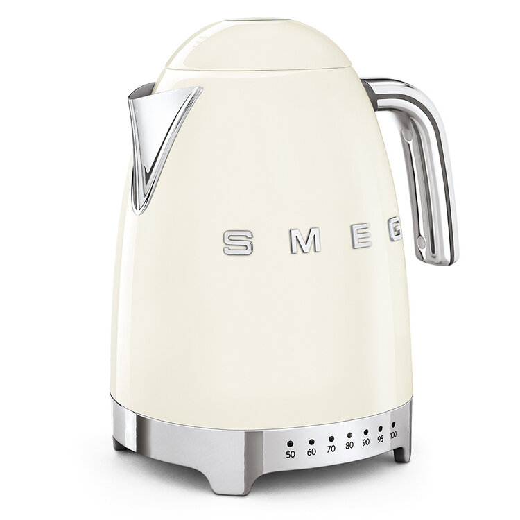 SMEG SMEG Waterkoker KLF04CREU, 1,7 liter variabel crème