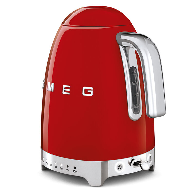 SMEG SMEG Waterkoker KLF04RDEU, 1,7 liter variabel rood