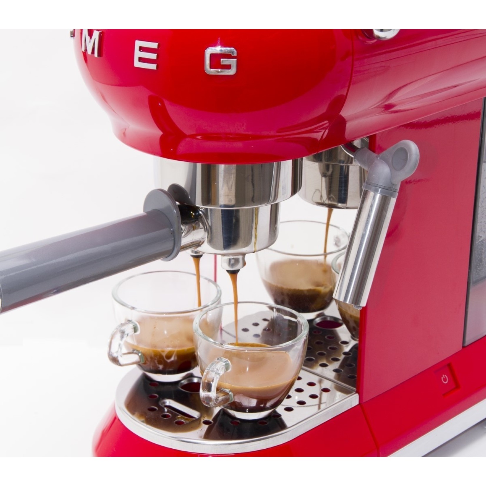 SMEG SMEG Espressomachine ECF01RDEU, rood