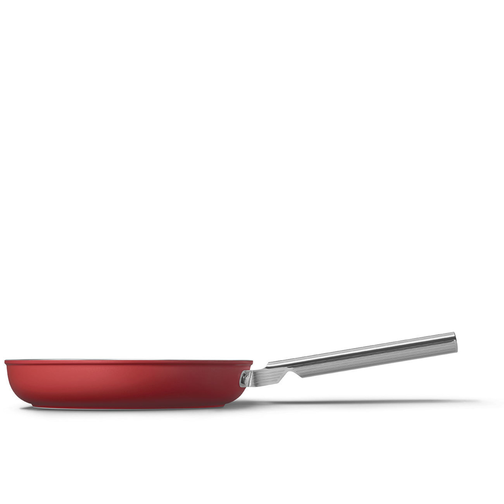 SMEG SMEG Koekenpan 24 cm, anti-aanbaklaag, rood mat, CKFF2401RDM